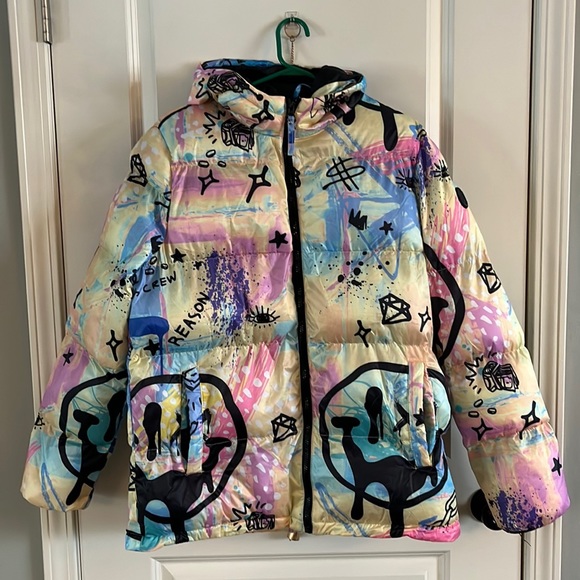 Reason Graffiti Puffer Jacket - Picture 1 of 2